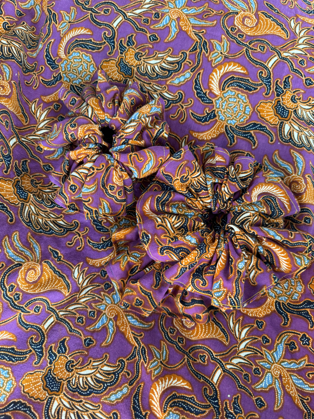 Vintage Cotton Scrunchie